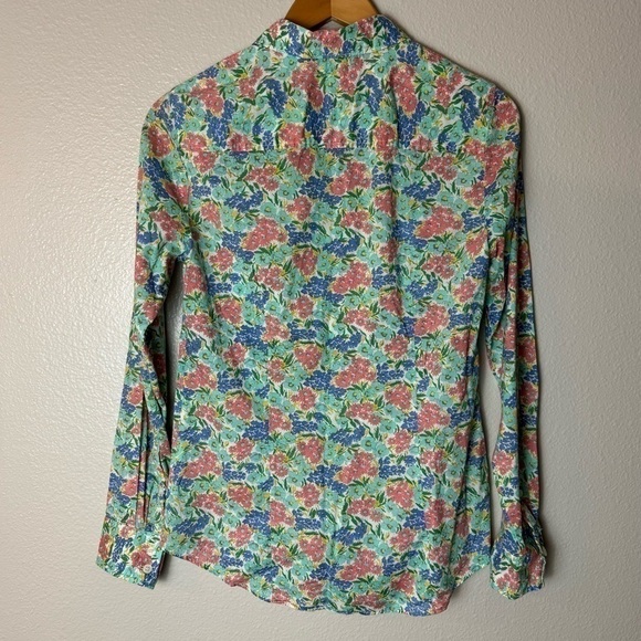 J. Crew Floral Pattern Print Button Down Shirt - Picture 3 of 5